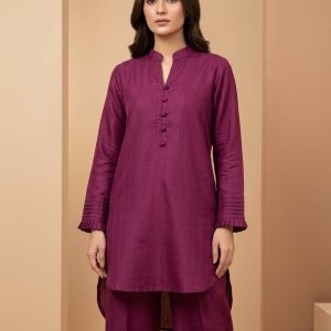 Home slate grey embroidered shalwar kameez